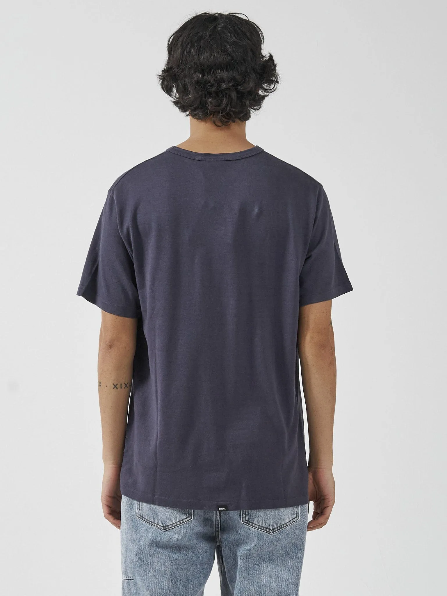 Hemp Thrills Embro Merch Fit Tee - Marine Blue sold by Thrills product image thumbnail 2