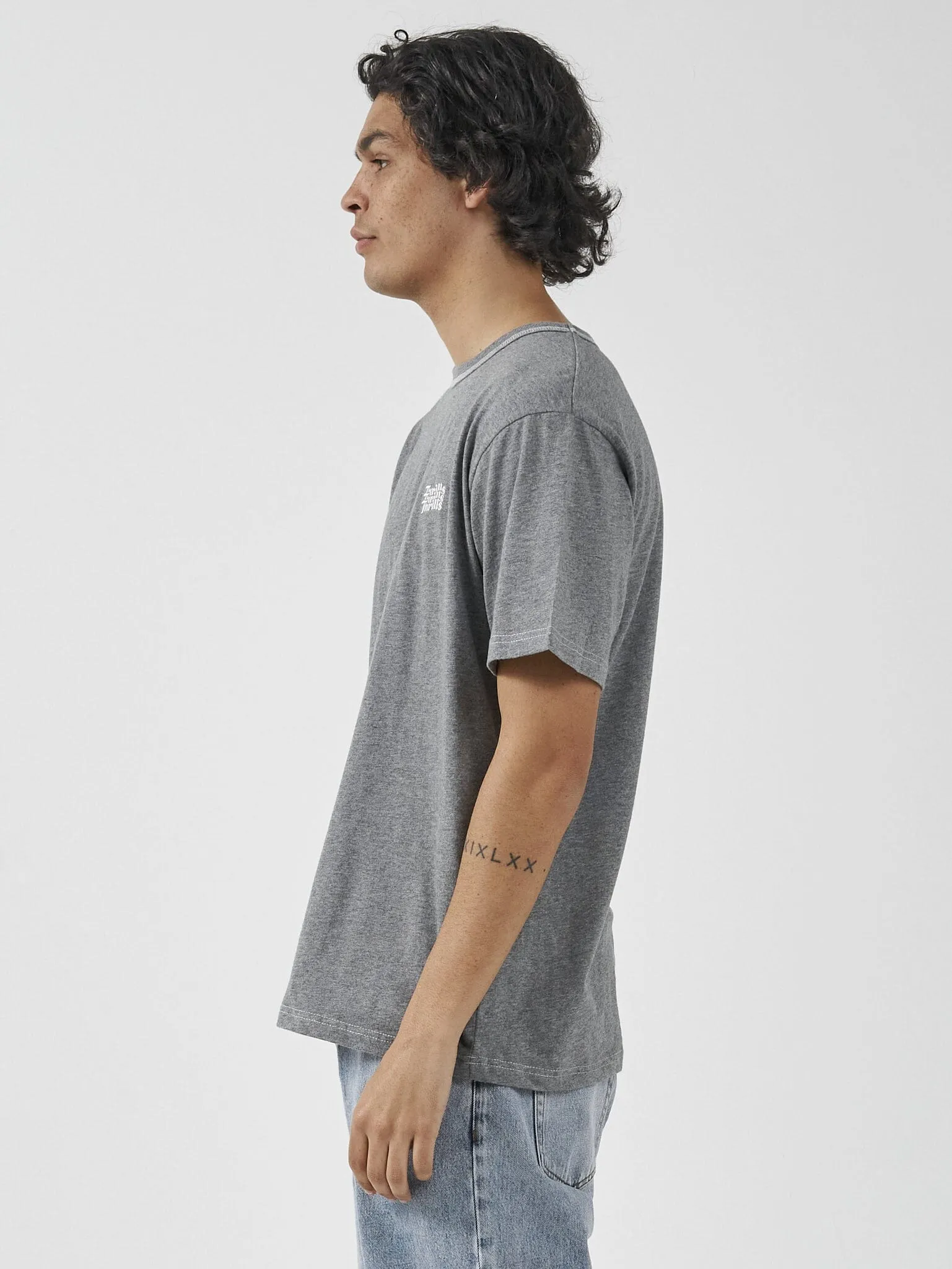 Forever Thrills Merch Fit Tee - Dark Charcoal Marle sold by Thrills product image thumbnail 3