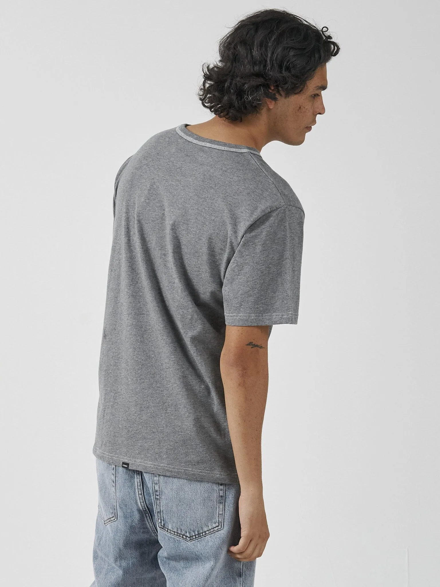 Forever Thrills Merch Fit Tee - Dark Charcoal Marle sold by Thrills product image thumbnail 2