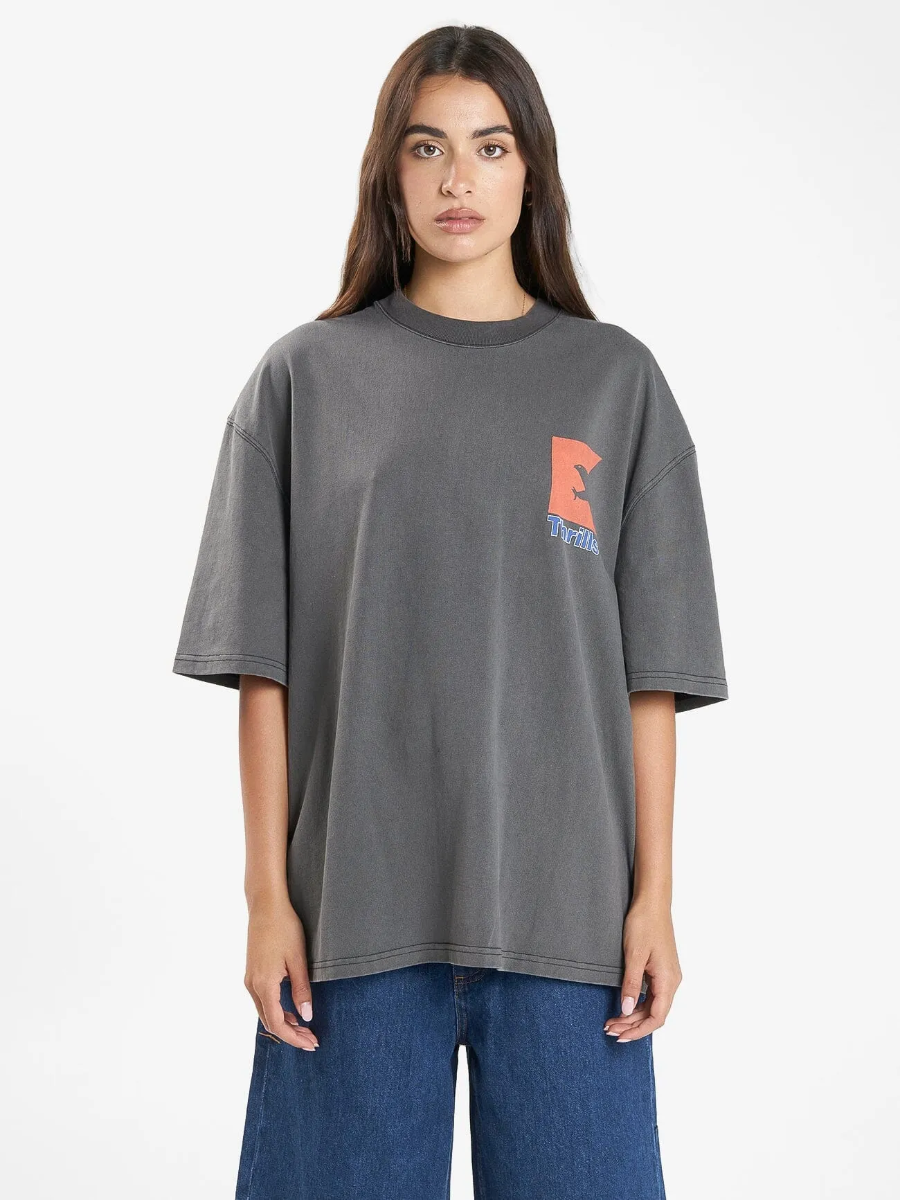 United Front Oversized Tee - Merch Black sold by Thrills