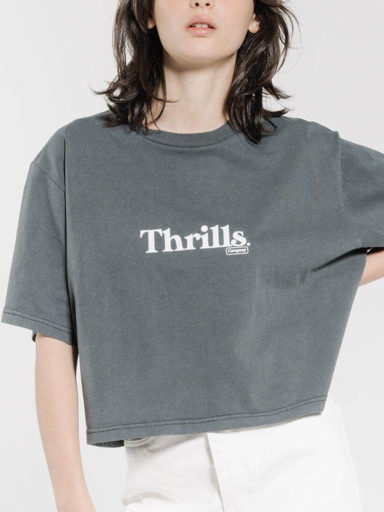 Enchantment Merch Fit Crop Tee - Merch Black sold by Thrills