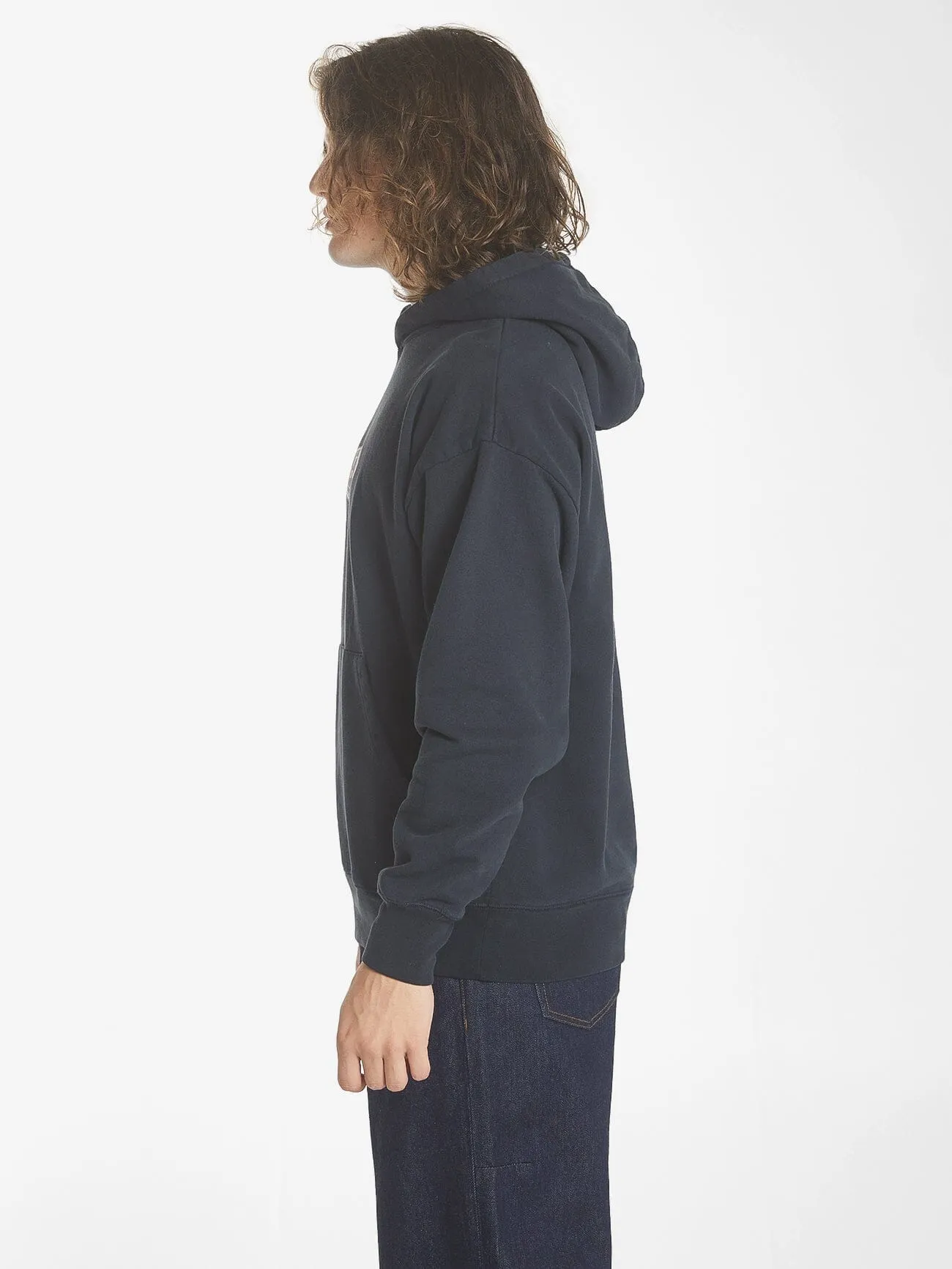 Throttle Slouch Pull On Hood - Twilight Black sold by Thrills product image thumbnail 4