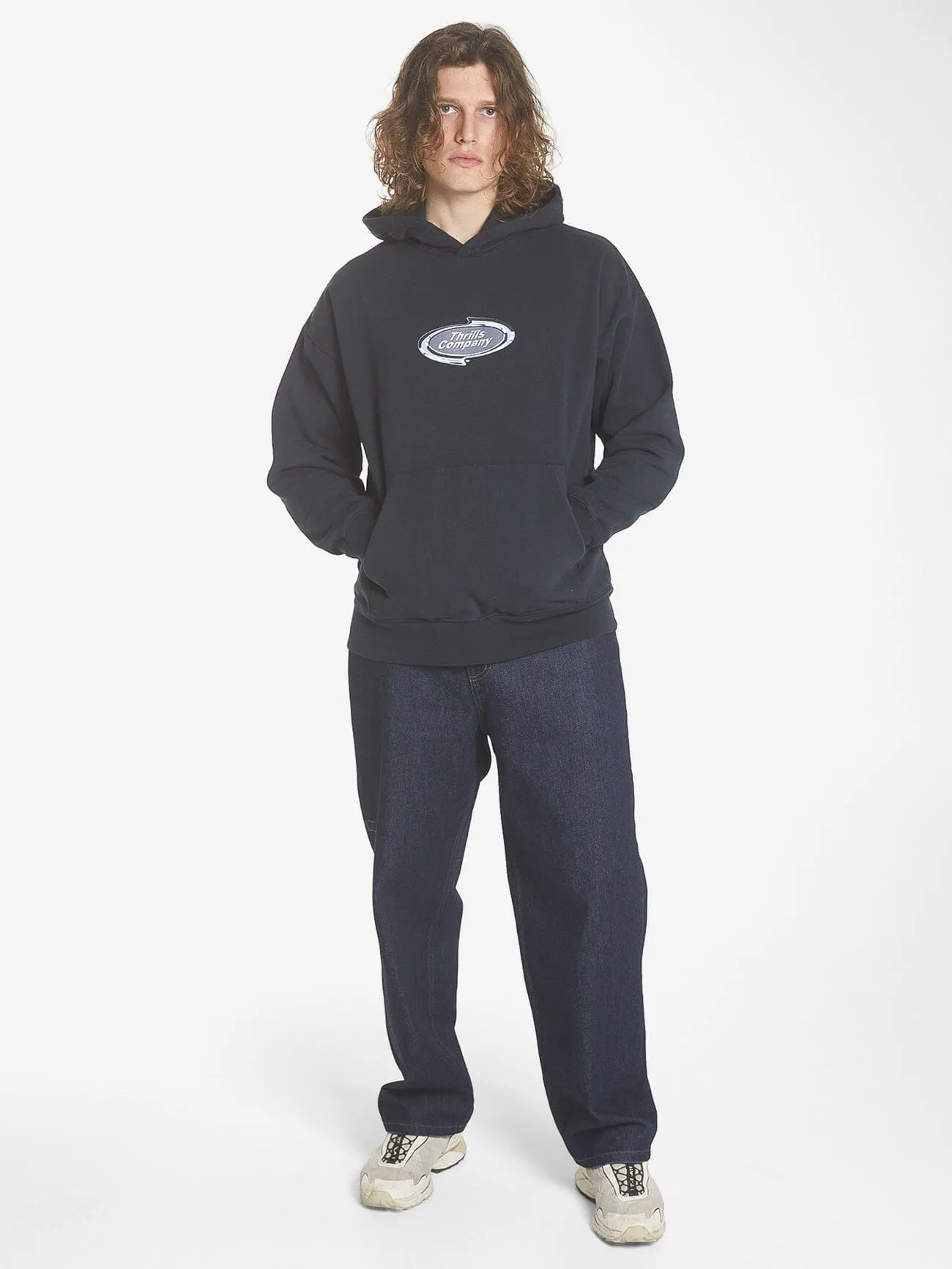 Throttle Slouch Pull On Hood - Twilight Black sold by Thrills product image thumbnail 5