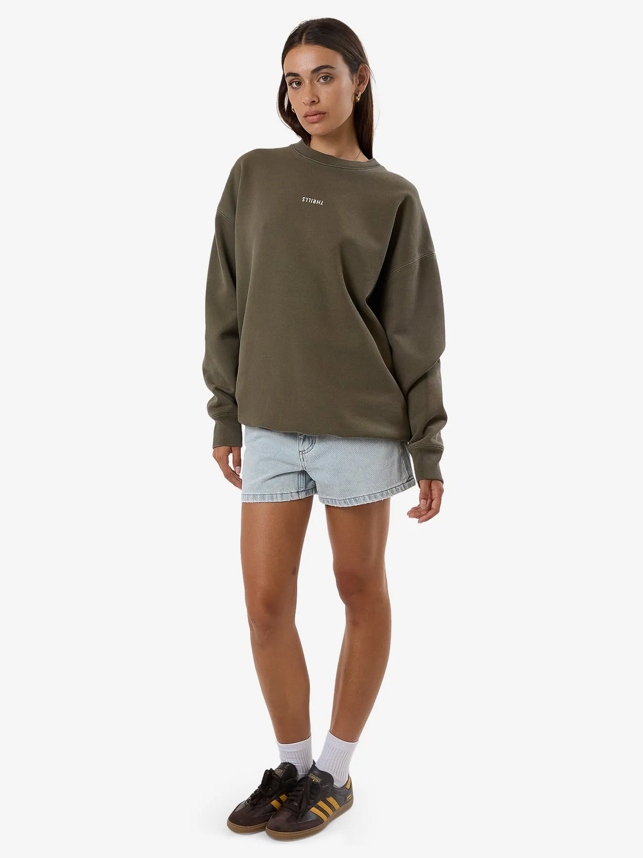 Minimal Thrills Slouch Crew - Tarmac sold by Thrills product image thumbnail 5