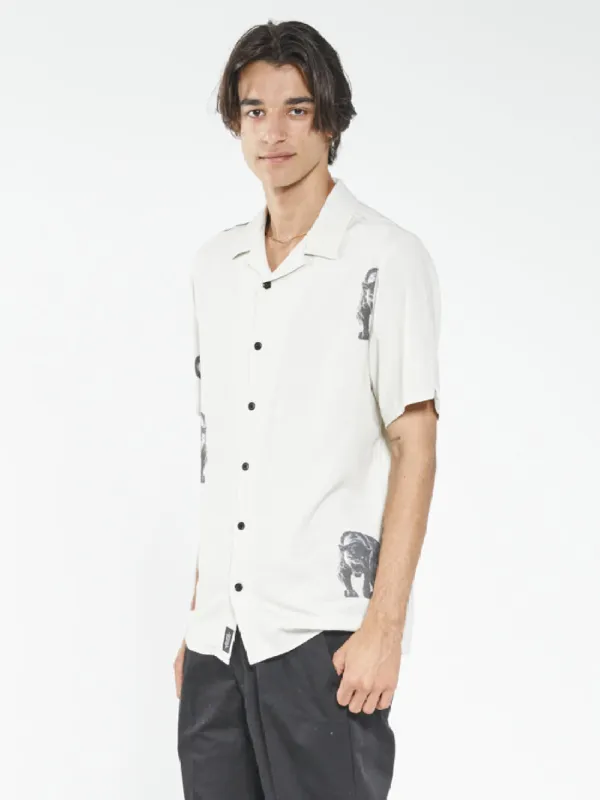 Stalker Bowling Shirt - Dirty White sold by Thrills