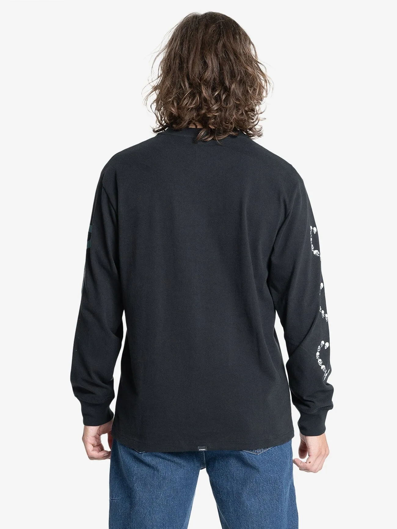 Controlled Damage Oversize Long Sleeve Tee - Black sold by Thrills product image thumbnail 2