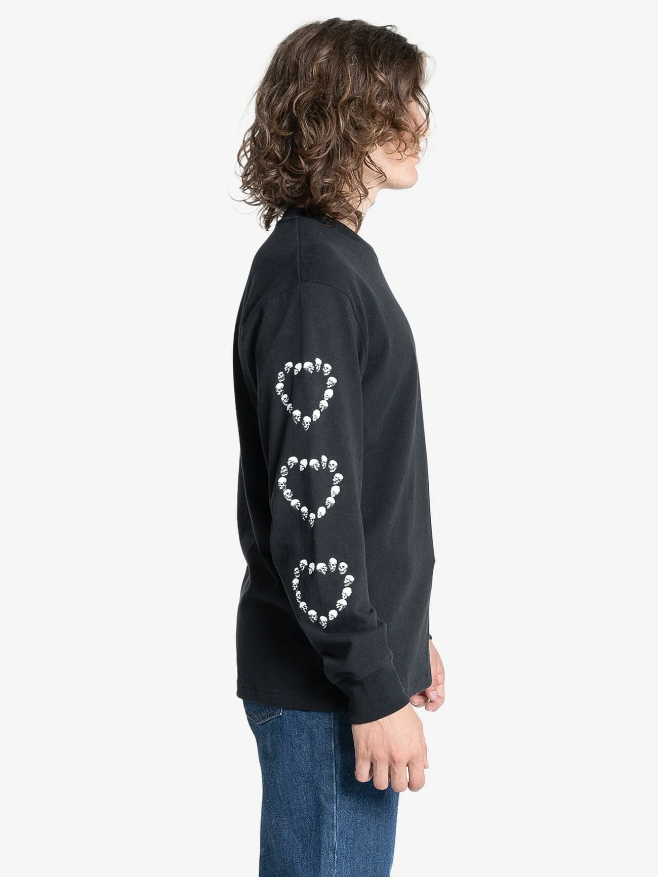 Controlled Damage Oversize Long Sleeve Tee - Black sold by Thrills product image thumbnail 4