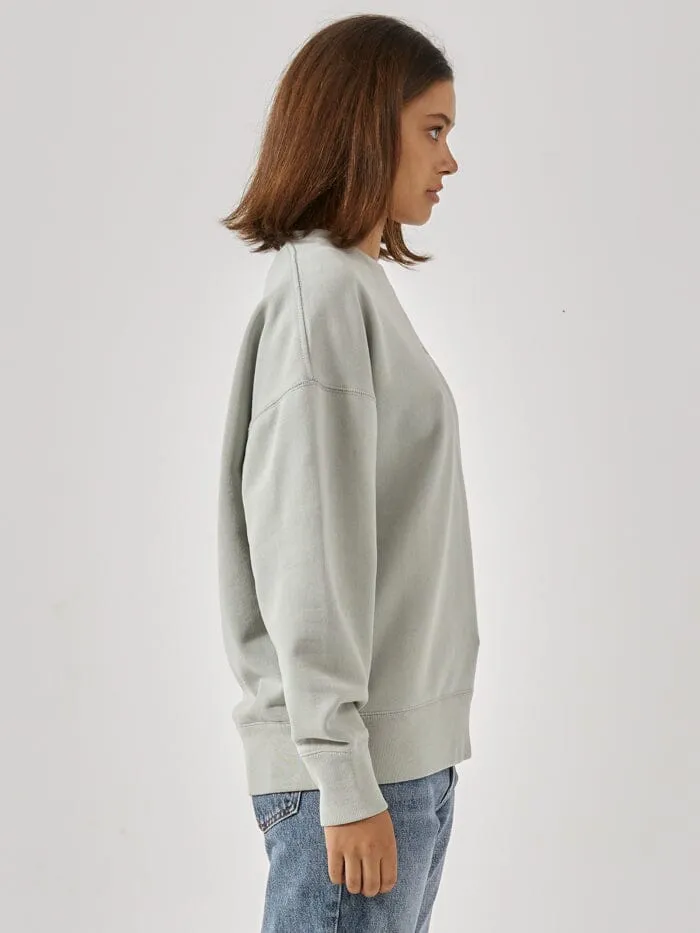 Minimal Thrills Slouch Crew - Sage Grey sold by Thrills product image thumbnail 4
