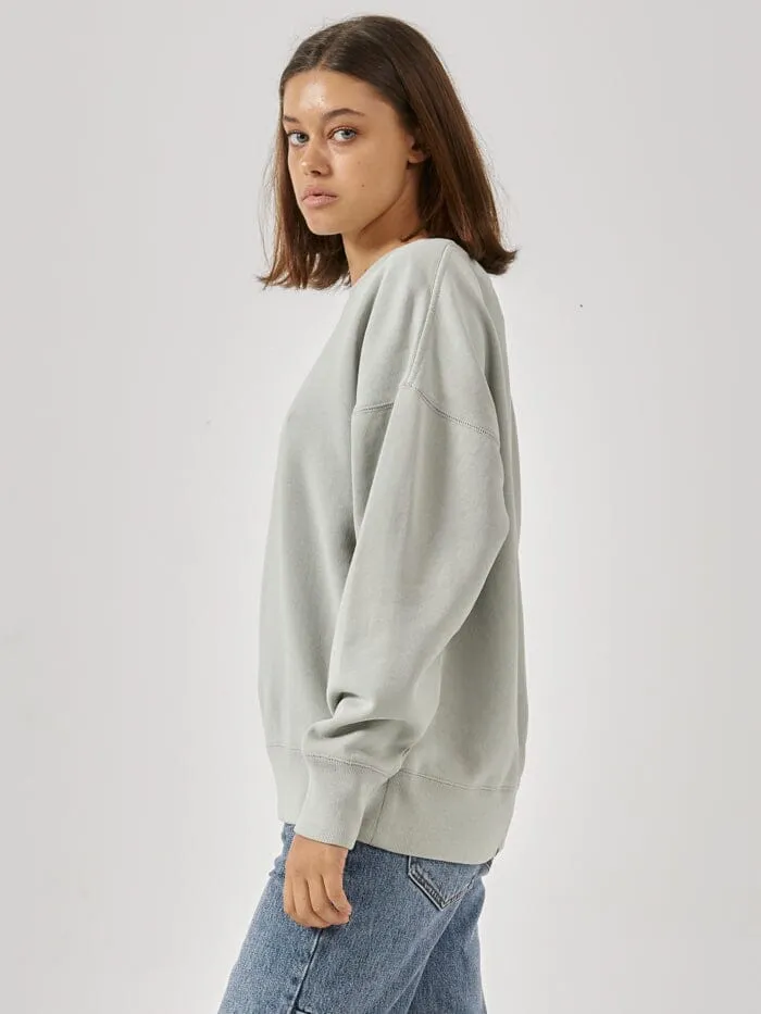 Minimal Thrills Slouch Crew - Sage Grey sold by Thrills product image thumbnail 3