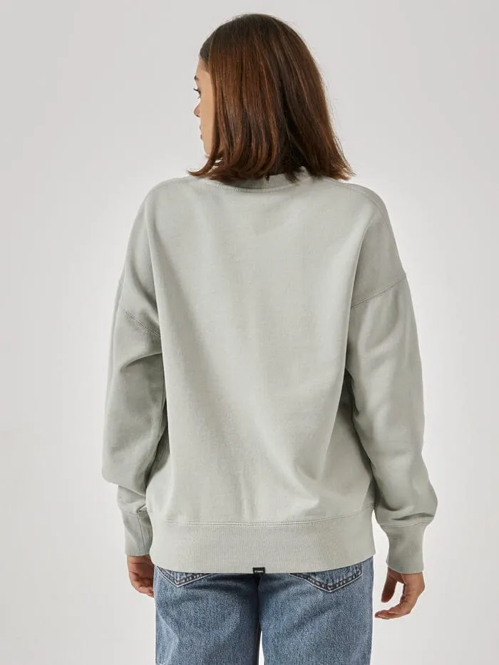 Minimal Thrills Slouch Crew - Sage Grey sold by Thrills product image thumbnail 2