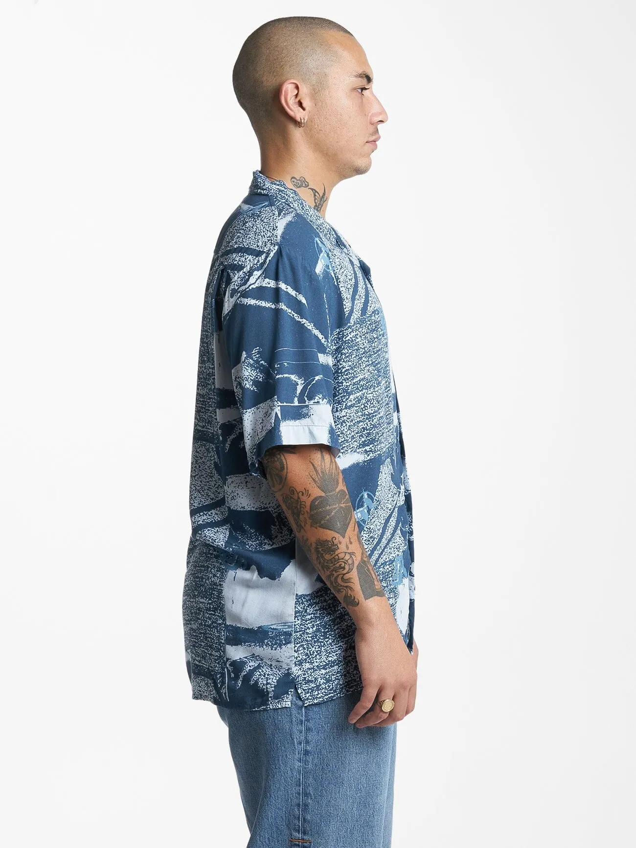 Alchemy Bowling Shirt - Blue sold by Thrills product image thumbnail 5