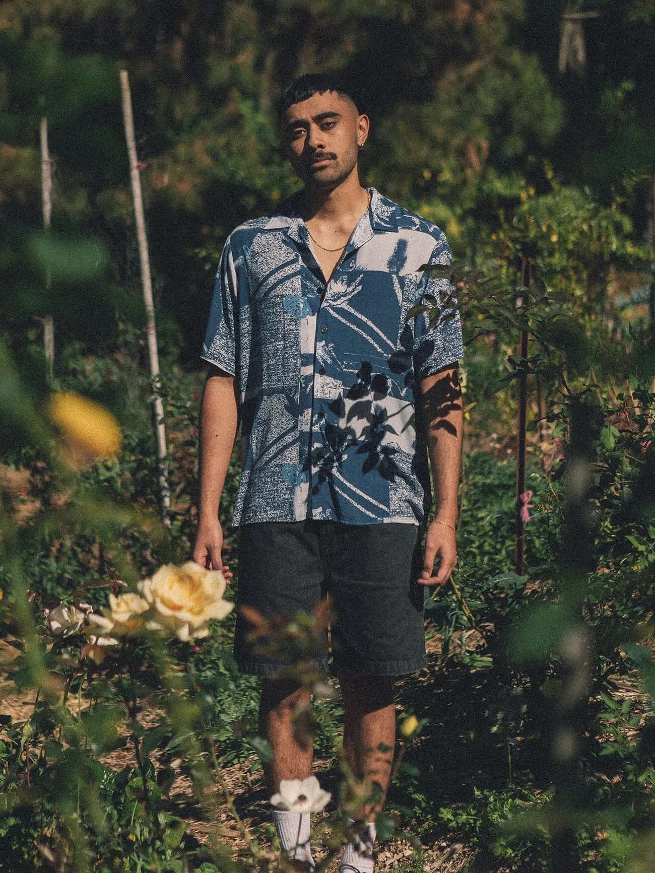 Alchemy Bowling Shirt - Blue sold by Thrills