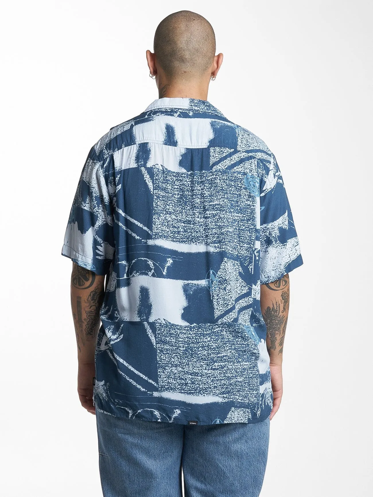 Alchemy Bowling Shirt - Blue sold by Thrills product image thumbnail 3