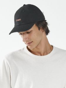 Minimal Thrills 6 Panel Cap - Merch Black/Cork sold by Thrills
