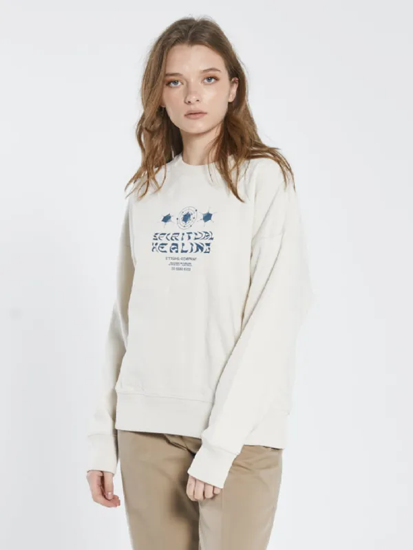 Spiritual Healing Slouch Crew - Unbleached sold by Thrills