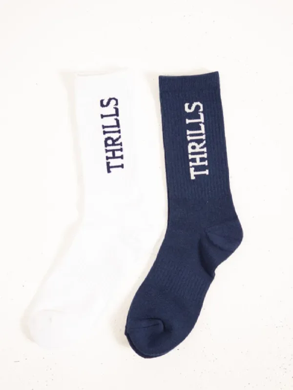 Chariot 2 Pack Sock - White-Eclipse sold by Thrills