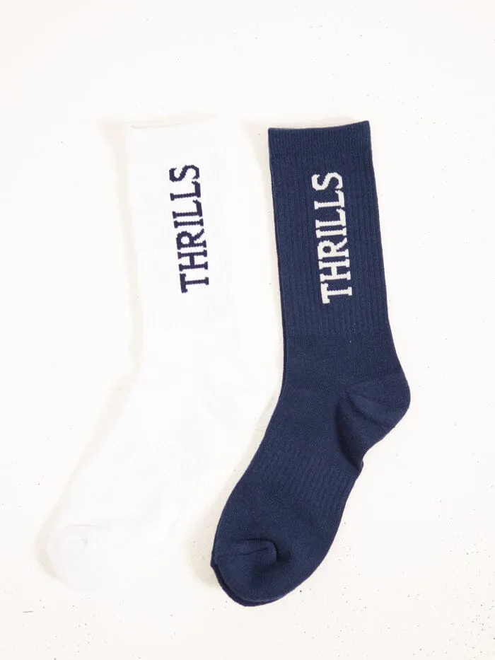 Chariot 2 Pack Sock - White-Eclipse sold by Thrills