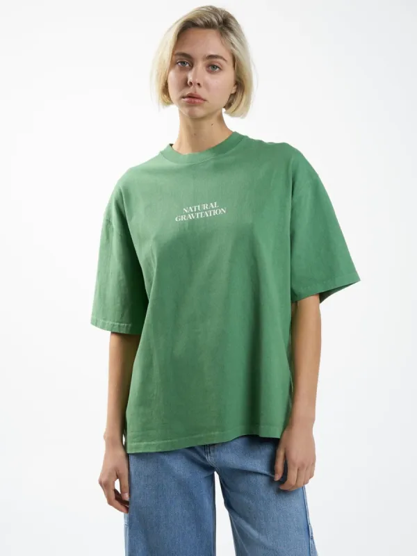 Gravitating Naturally Oversized Tee - Juniper Green sold by Thrills