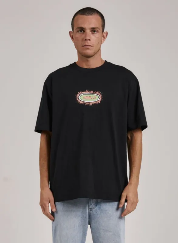 Acid Test Oversize Fit Tee - Washed Black sold by Thrills