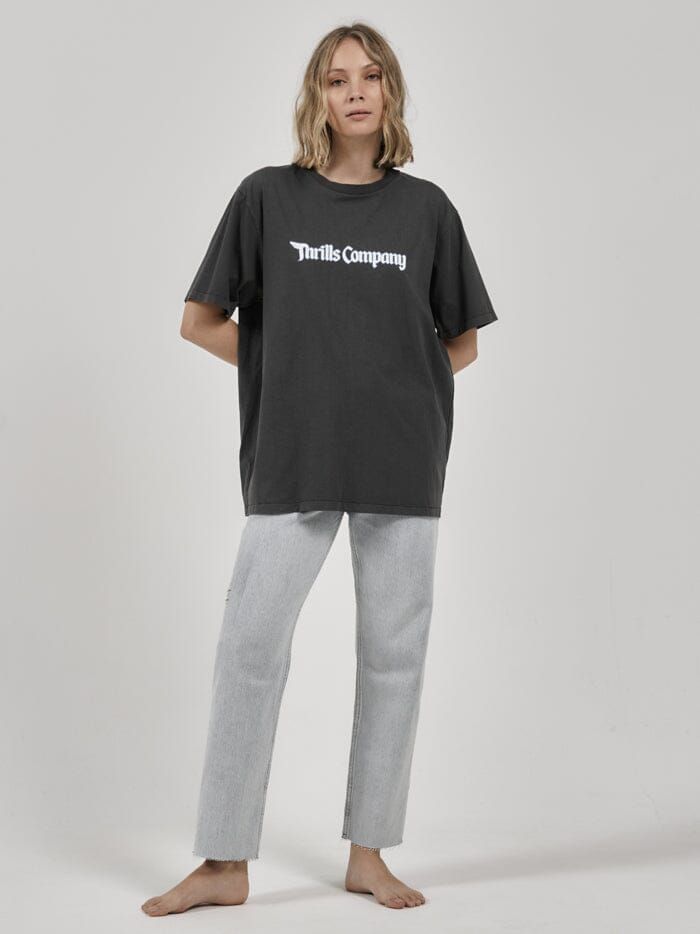 Winged Thrills Merch Fit Tee - Merch Black sold by Thrills product image thumbnail 4