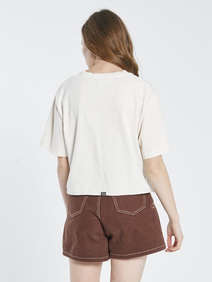 Extension Merch Fit Crop Tee - Heritage White sold by Thrills product image thumbnail 2