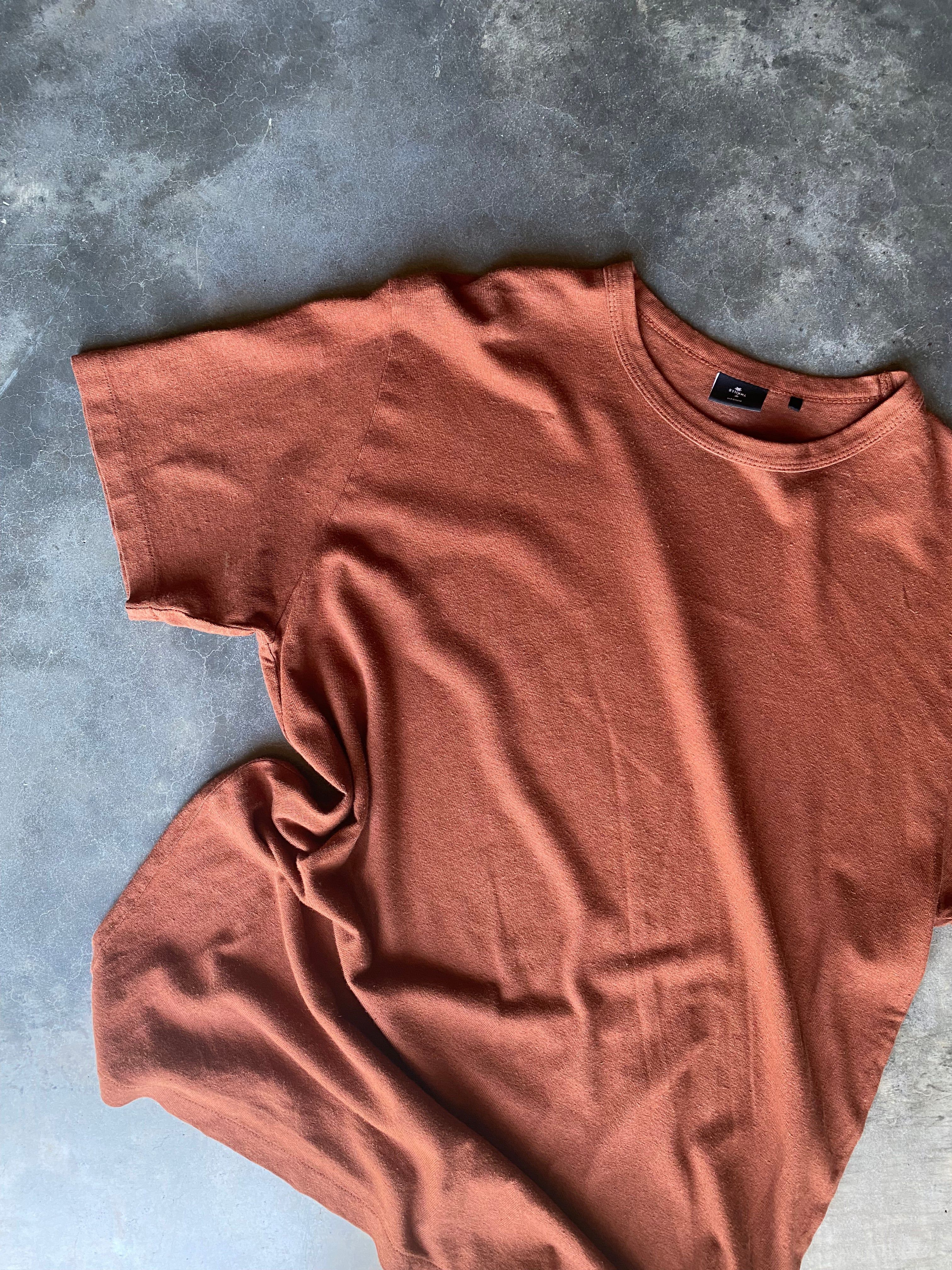 Hemp Thrills Embro Merch Fit Tee - Coffee sold by Thrills product image thumbnail 6