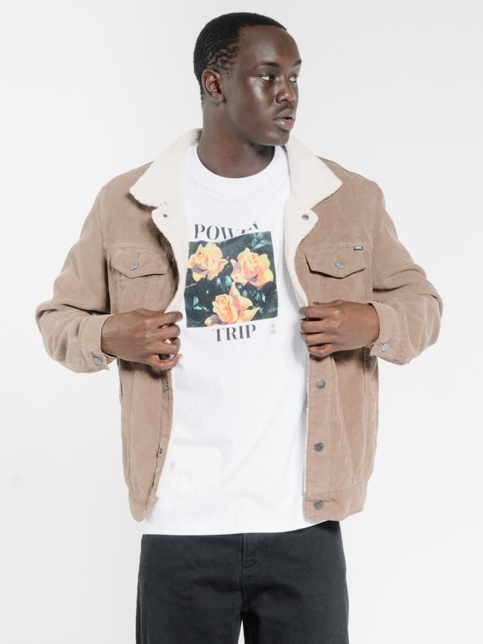 Sherpa Wanderer Corduroy Denim Jacket - Desert sold by Thrills product image thumbnail 3