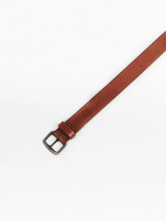Wide Leather Belt - Tan sold by Thrills product image thumbnail 2