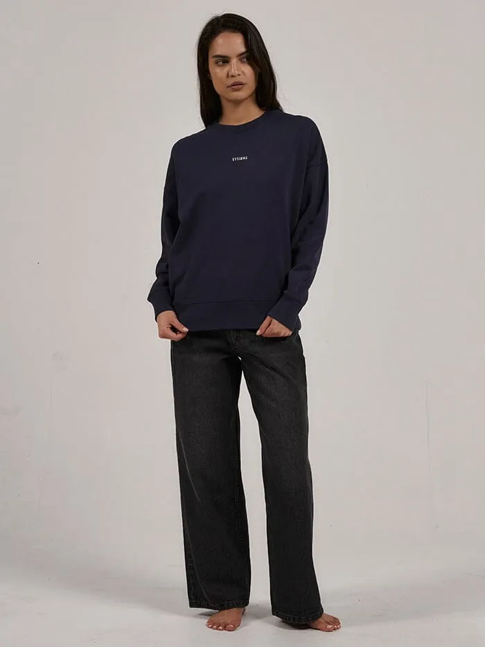Minimal Thrills Slouch Crew - Station Navy sold by Thrills product image thumbnail 4