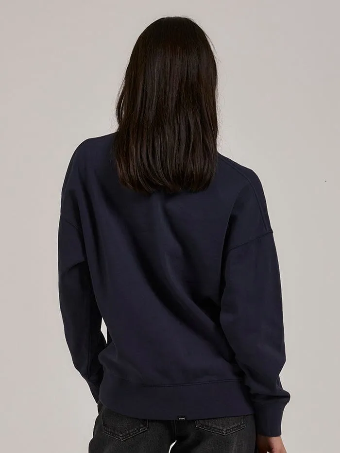 Minimal Thrills Slouch Crew - Station Navy sold by Thrills product image thumbnail 2