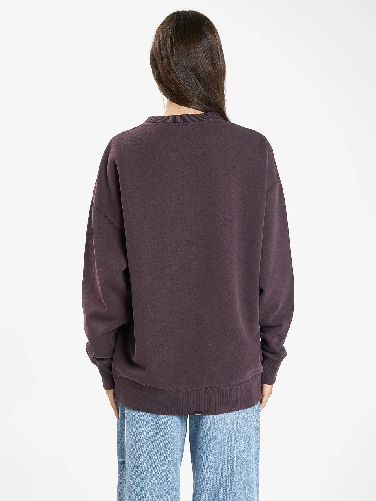 Minimal Thrills Slouch Crew - Deep Plum sold by Thrills product image thumbnail 2