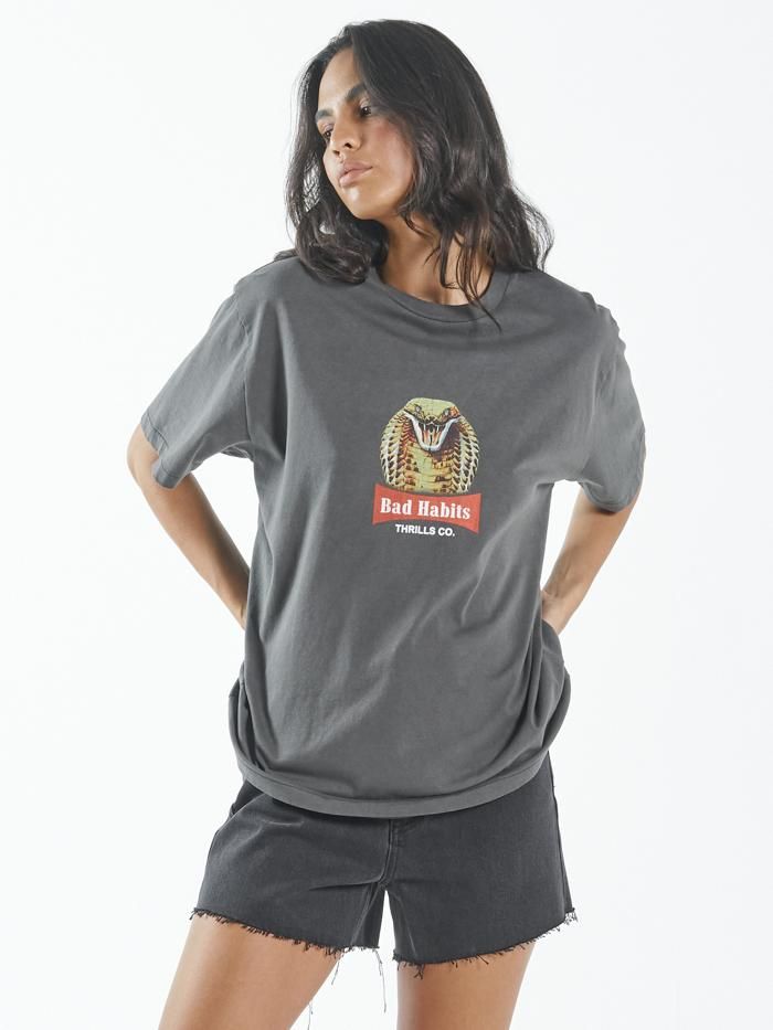 King Habits Merch Fit Tee - Merch Black sold by Thrills product image thumbnail 3