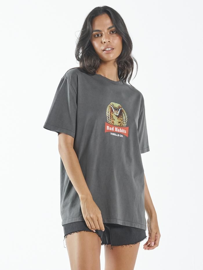 King Habits Merch Fit Tee - Merch Black sold by Thrills product image thumbnail 4