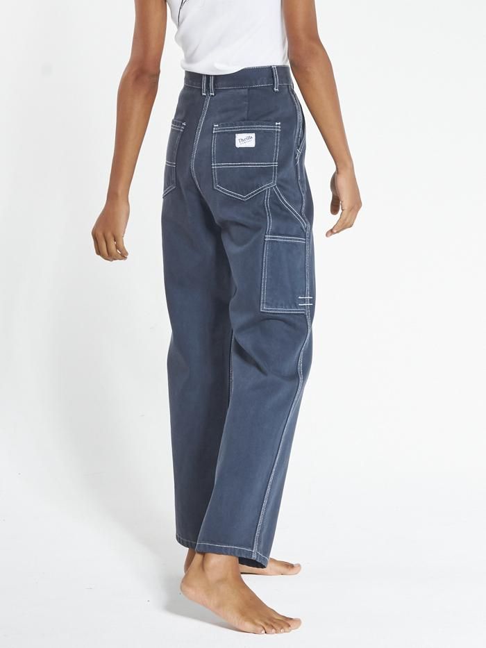 Carpenter Drill Pant - Washed Navy sold by Thrills product image thumbnail 2