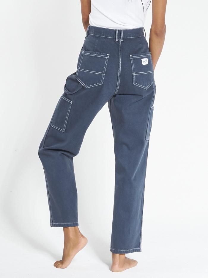 Carpenter Drill Pant - Washed Navy sold by Thrills product image thumbnail 3