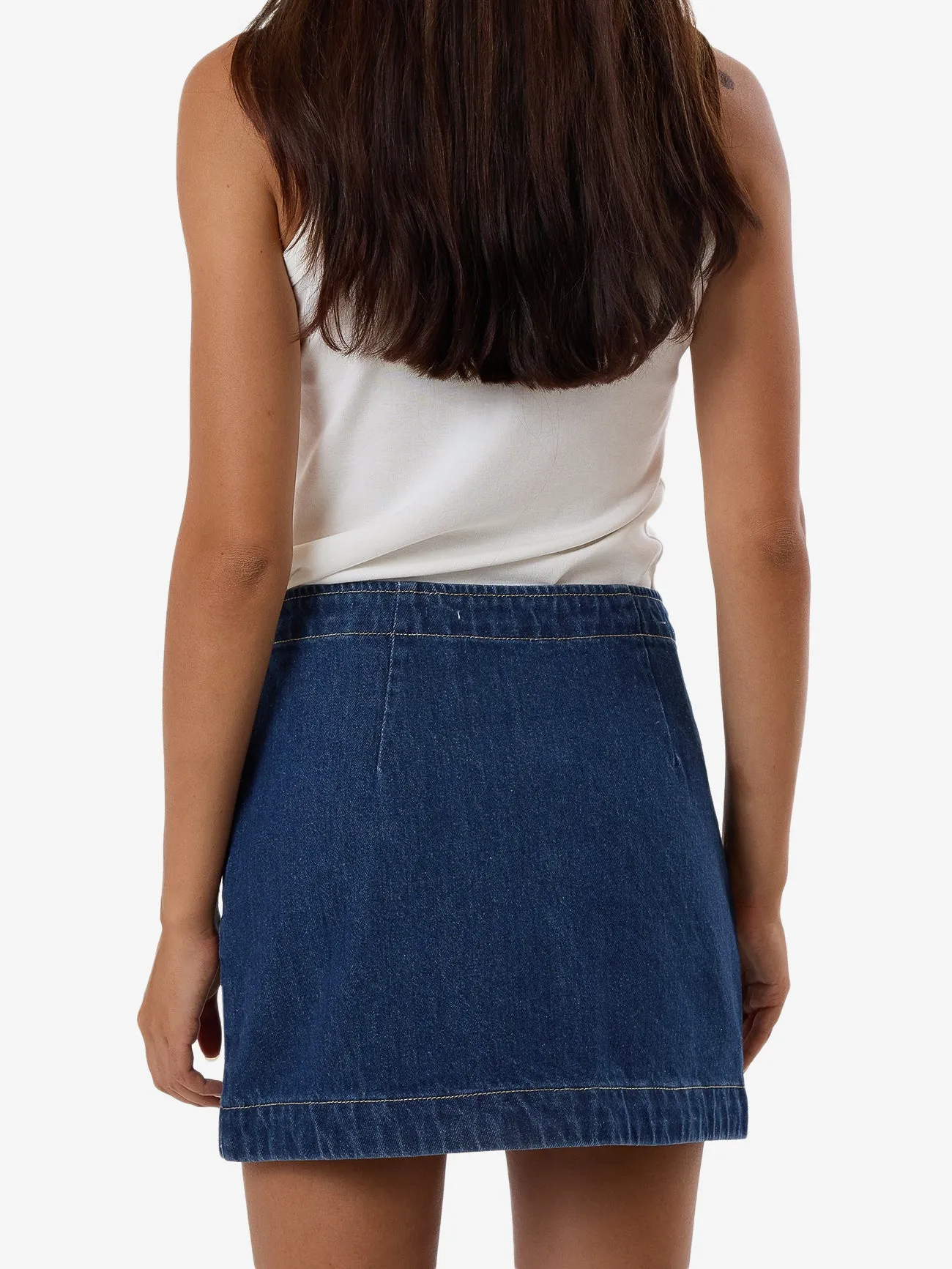 Marley Wrap Skirt - Union Blue sold by Thrills product image thumbnail 5