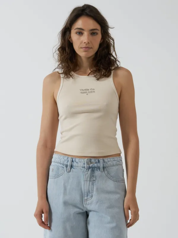 Thrills Coordinates Curve Tank - Unbleached sold by Thrills