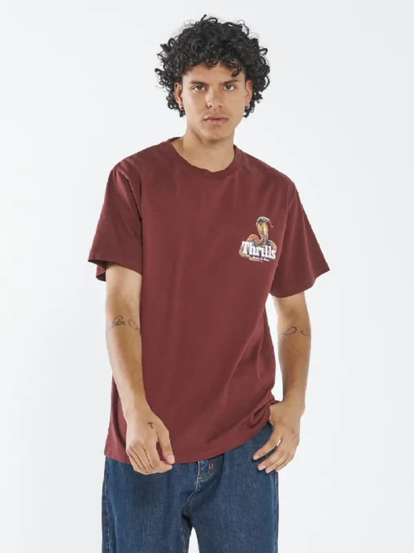 Death Coil Merch Fit Tee - Blood Red made by Thrills