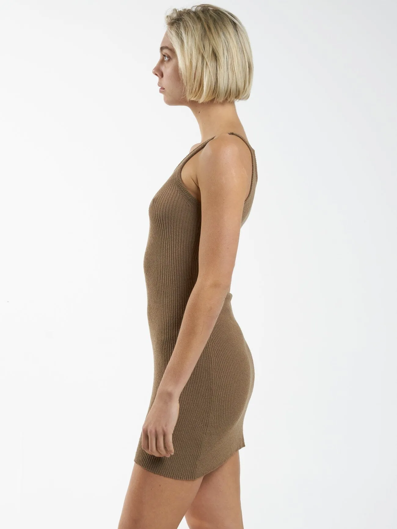 Langley Knit Dress - Mustard Gold sold by Thrills product image thumbnail 3
