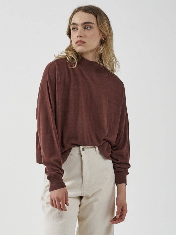 Pause Knit Pullover - Port sold by Thrills product image thumbnail 4
