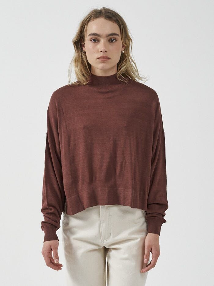 Pause Knit Pullover - Port sold by Thrills product image thumbnail 5