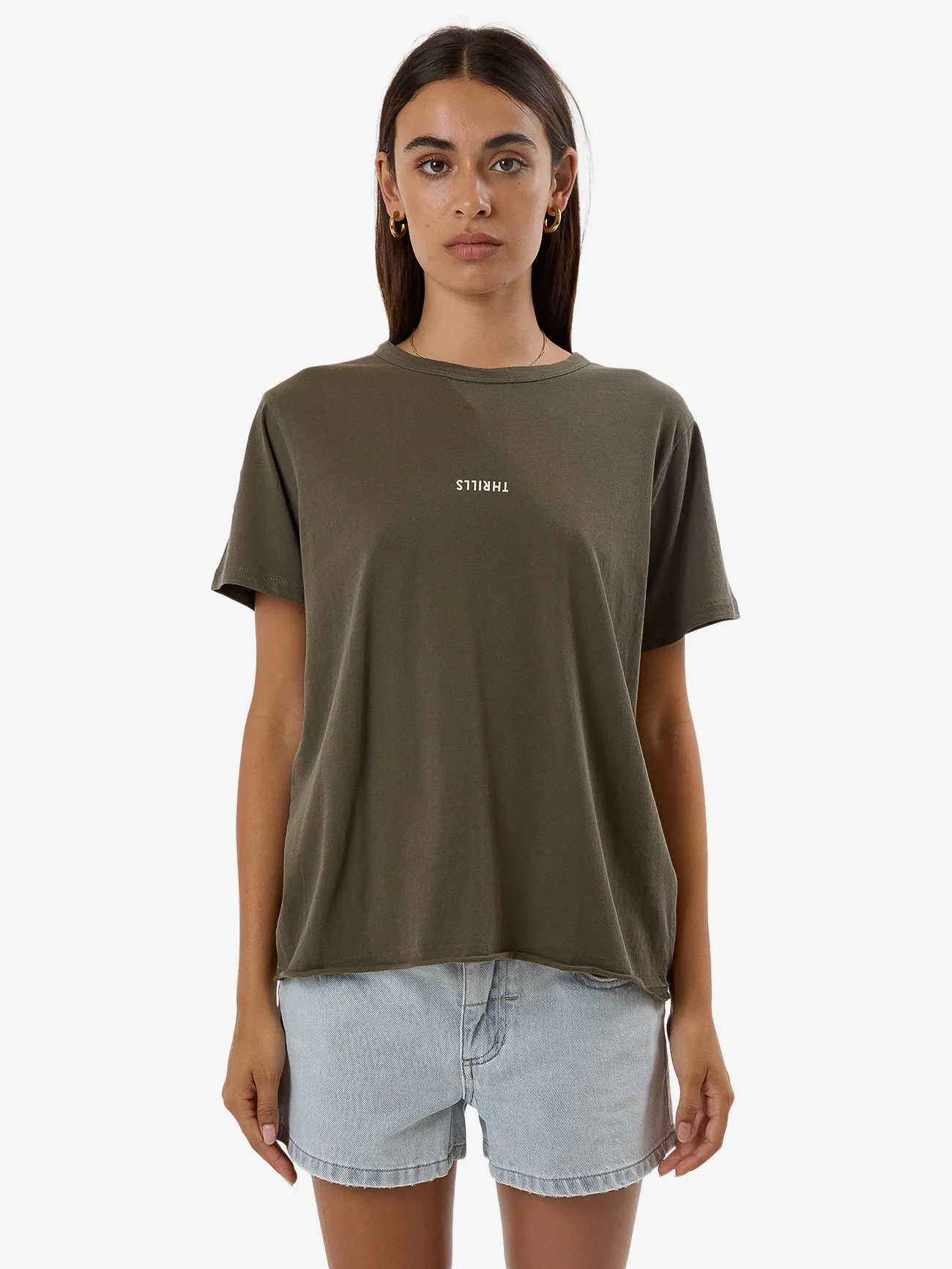 Minimal Thrills Relaxed Tee - Tarmac sold by Thrills