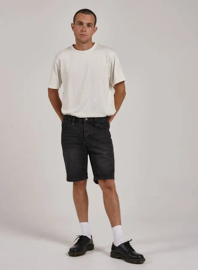 Chopped Hem Denim Short - Smoke Black sold by Thrills product image thumbnail 5