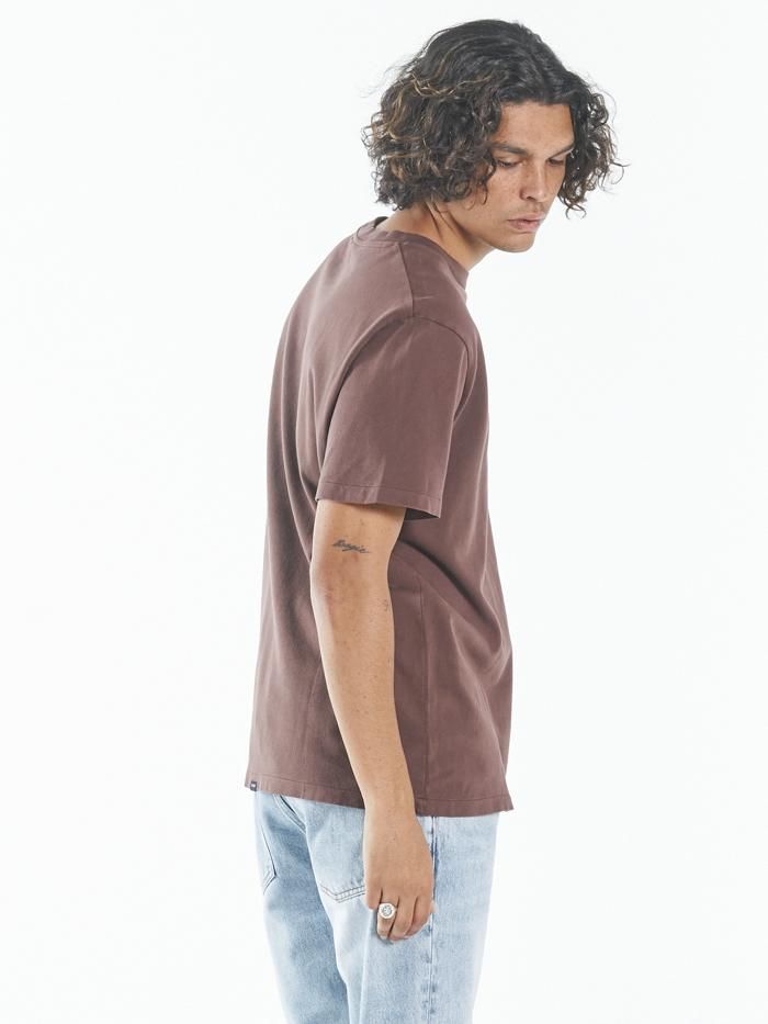 Tonal Thrills Co Embro Merch Fit Tee - Mahogany sold by Thrills product image thumbnail 2