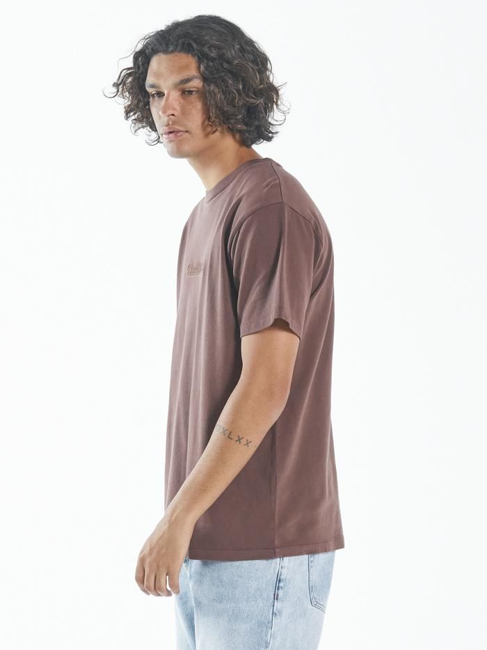 Tonal Thrills Co Embro Merch Fit Tee - Mahogany sold by Thrills product image thumbnail 3