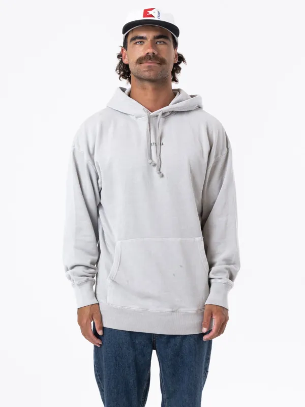 Minimal Thrills Slouch Pull On Hood - Oyster Grey sold by Thrills