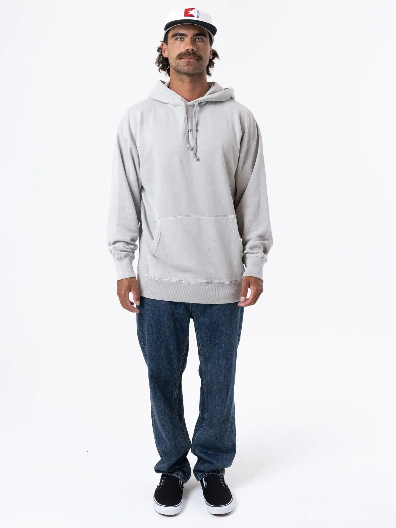 Minimal Thrills Slouch Pull On Hood - Oyster Grey sold by Thrills product image thumbnail 5