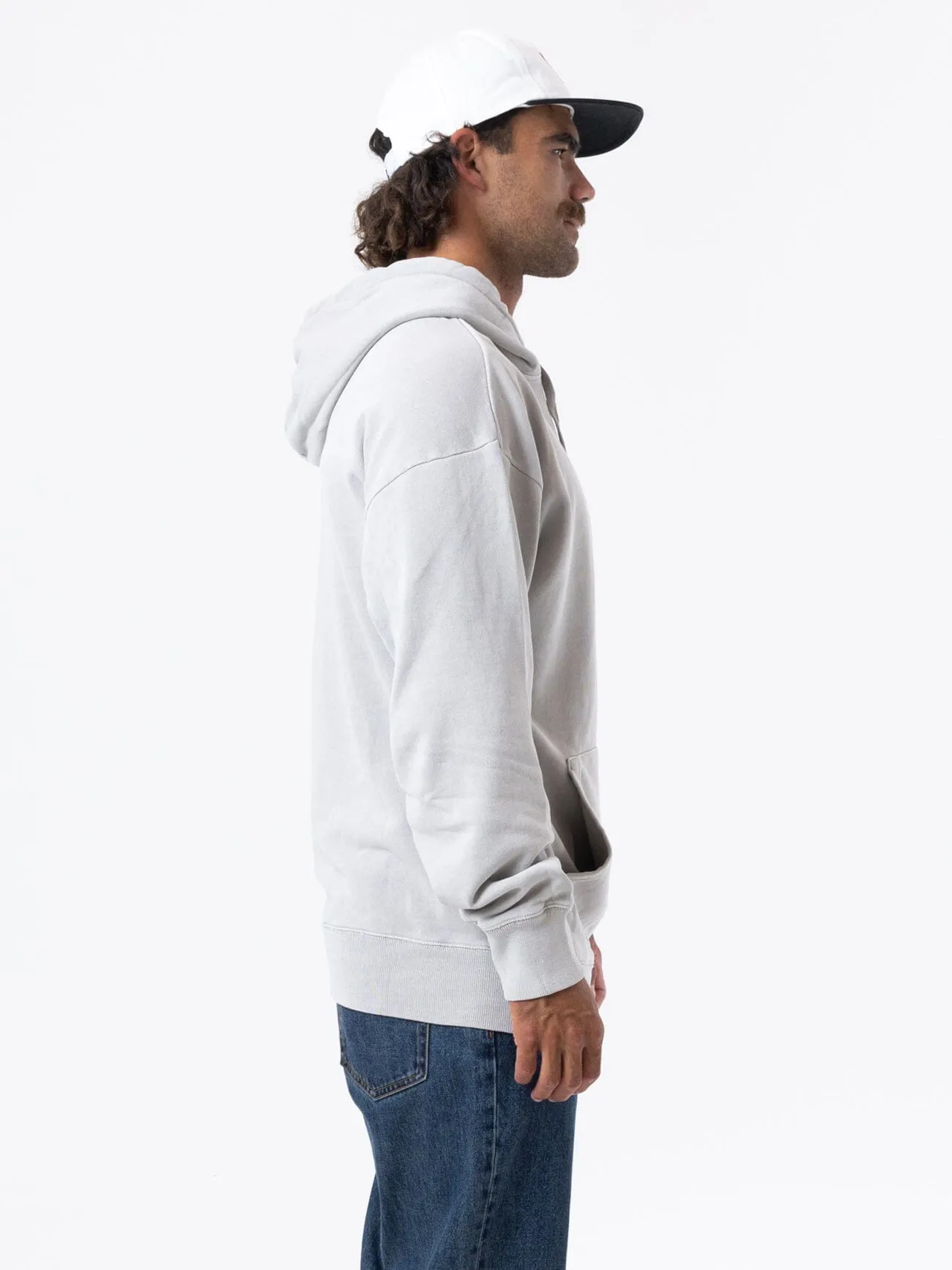 Minimal Thrills Slouch Pull On Hood - Oyster Grey sold by Thrills product image thumbnail 4