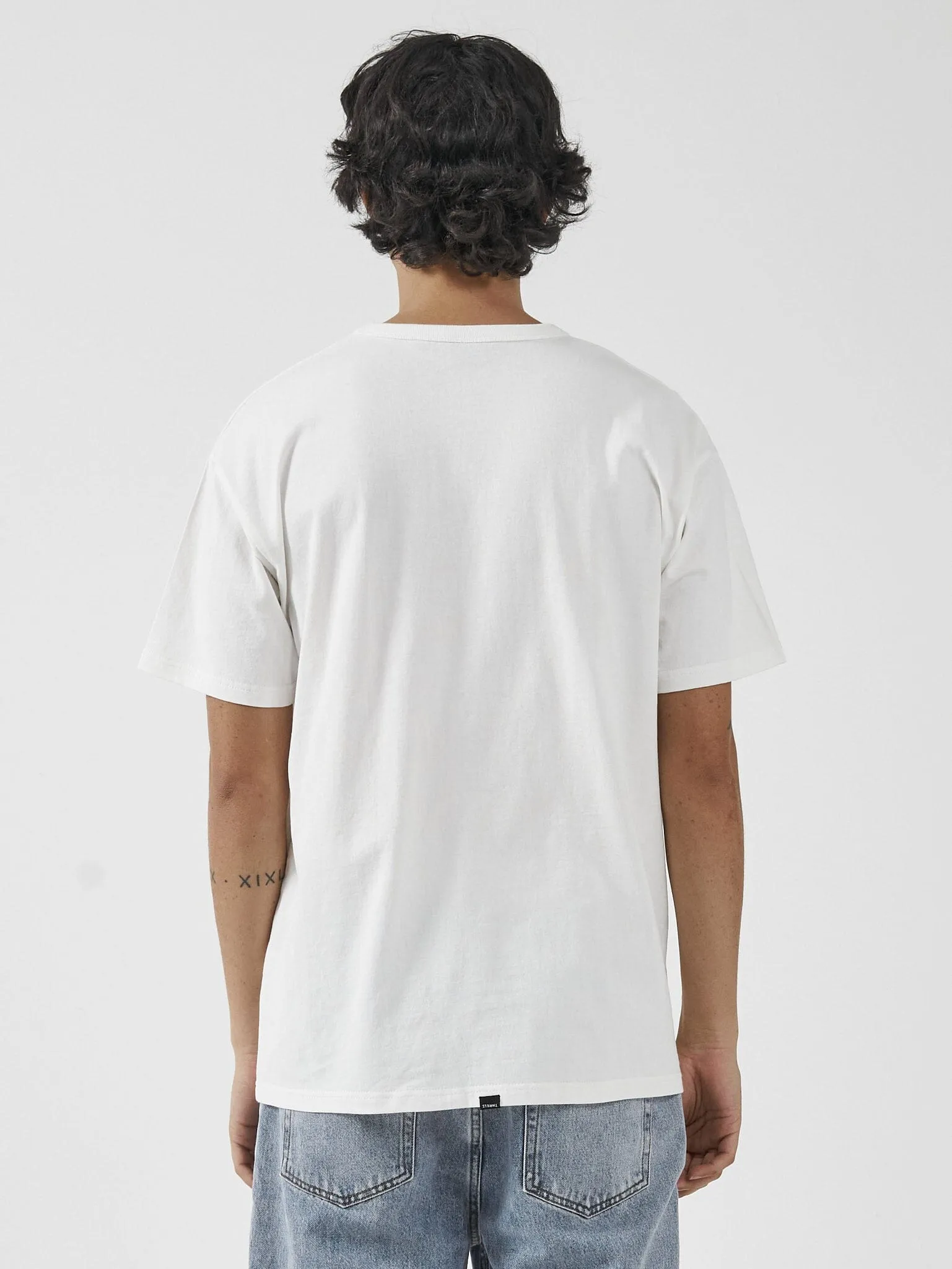 Thrills Workwear Box Fit Tee - Dirty White sold by Thrills product image thumbnail 2