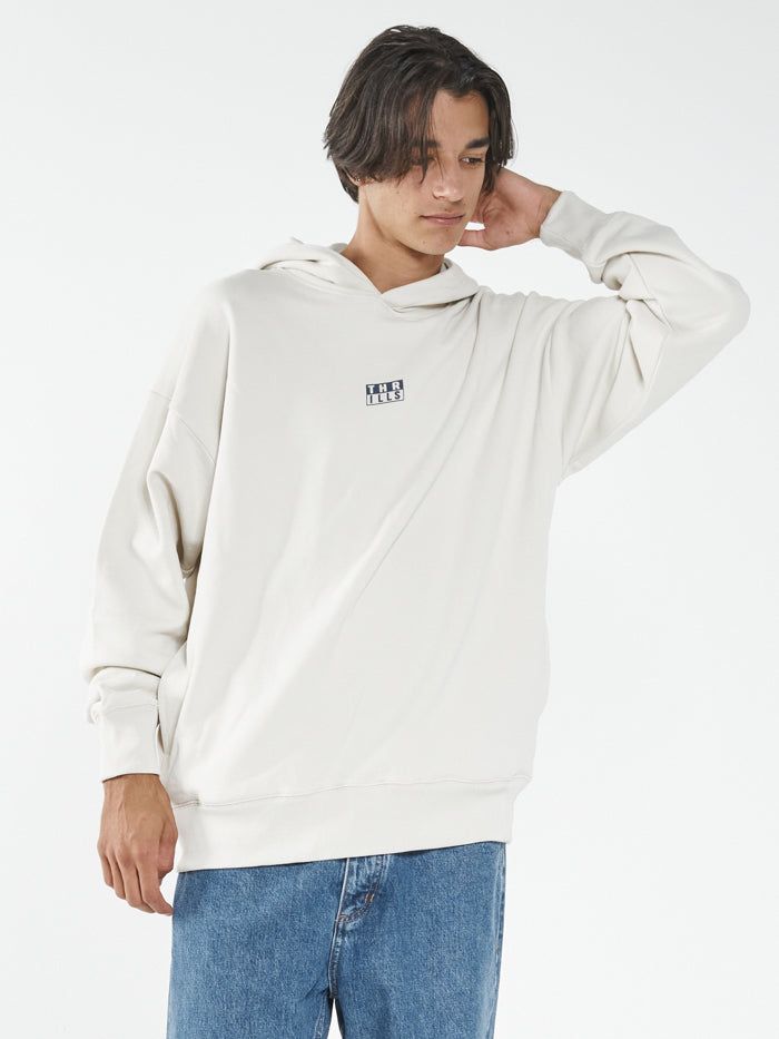 Thrills Stack Slouch Pull On Hood - Heritage White sold by Thrills product image thumbnail 4